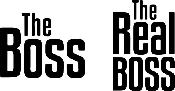 The Boss and The Real Boss - forum | dafont.com