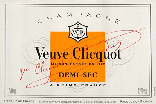 Veuve Clicquot champagne label font ID - forum
