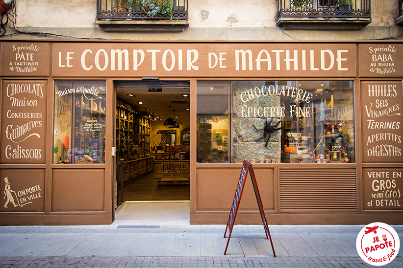 Le Comptoir de Mathilde, typo des stickers - forum