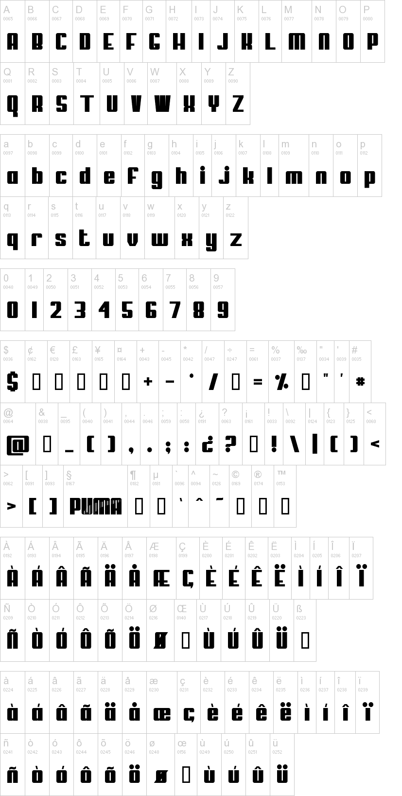 puma font 2018 free download